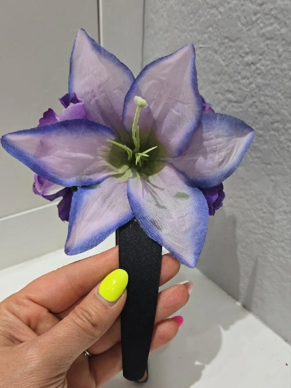 Floral Purple Headband for Women - Stylish Flower Hair Accessory